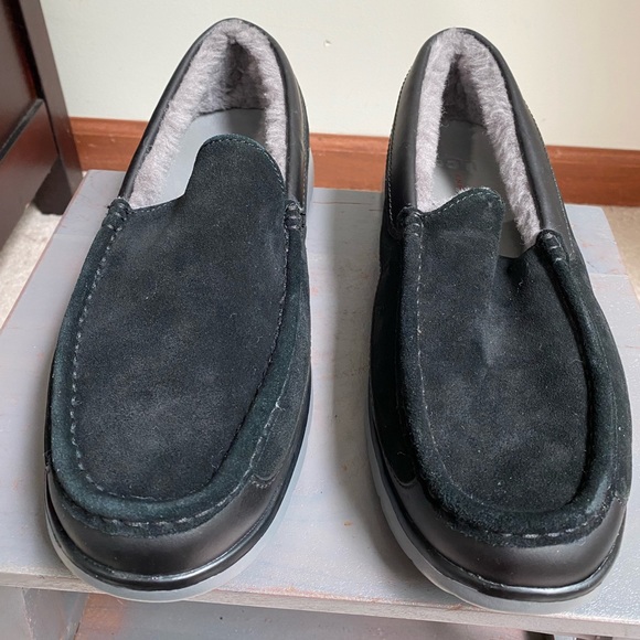 UGG Men 1014478 Leather Suede Loafers - NEW NWOB - Picture 1 of 9